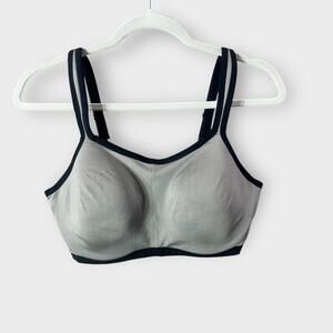 Natori Charcoal and Black Sports Bra